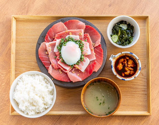 トロまぐろ炙り定食